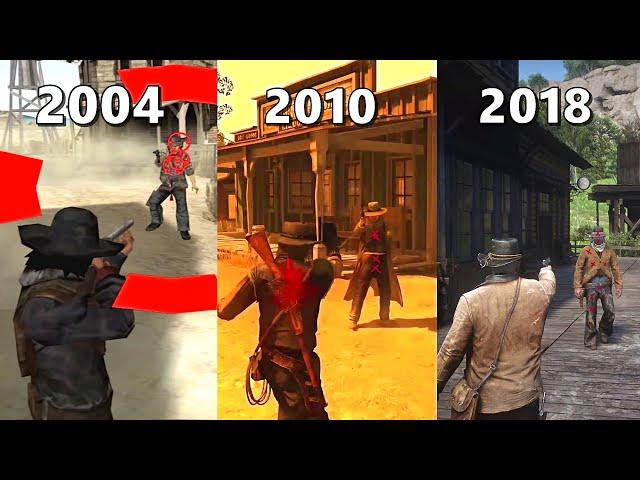 RDR2 - Evolution of the Dead Eye in Red Dead games