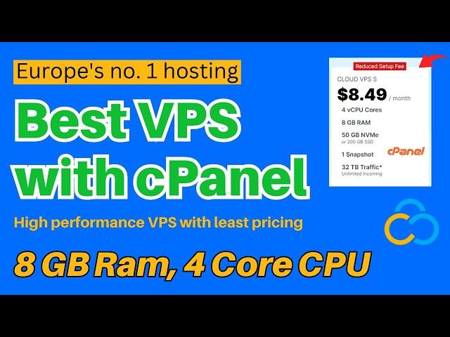 Best VPS Hosting with cPanel