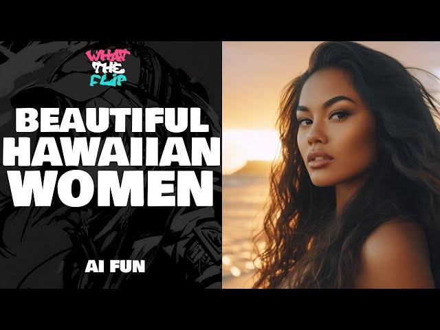 Beautiful Hawaiian Women (AI Art) - Let me know your favourite.