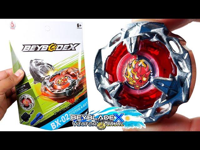 HELLS SCYTHE BX-02 FLAME  BEYBLADE X UNBOXING & REVIEW +BEYSURVIVAL! | Victor Cajal 