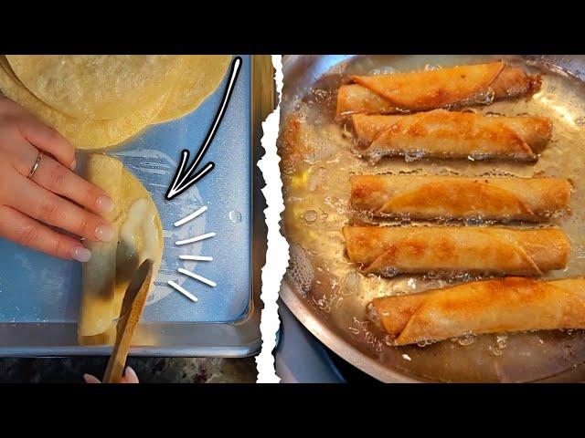 Roll the perfect taquitos without toothpicks | Easy flautas