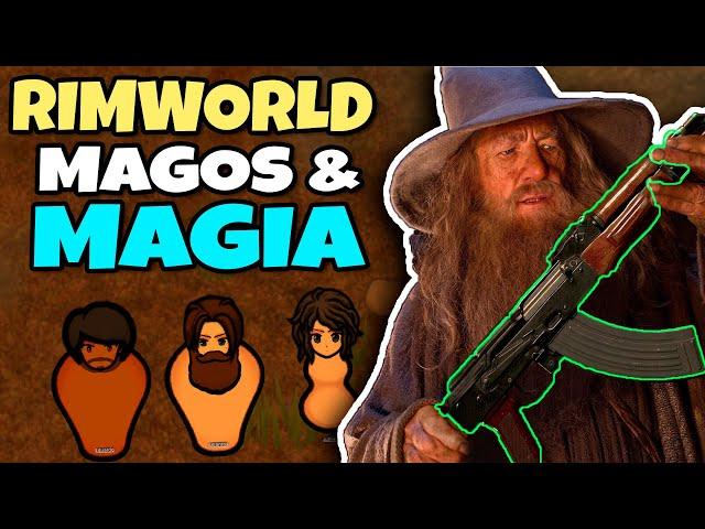 Rimworld com MAGOS e MAGIA! Nova Série