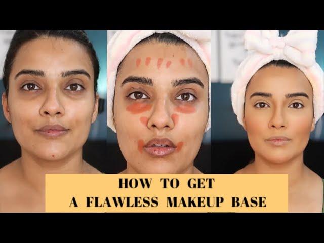 HOW TO GET A PERFECT FLAWLESS MAKEUP BASE | STEP BY STEP IN DETAIL