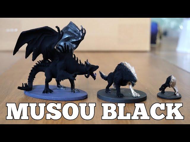 Painting Miniatures with Musou Black - The Blackest Black