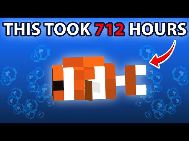 I Collected ALL 3,072 Tropical Fish in Minecraft Hardcore