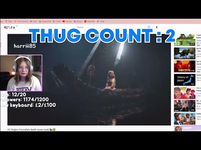 DREAMYBULL THUGS STREAMER GIRL 4 TIMES!!!