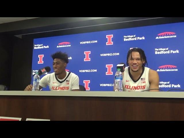 Ty Rodgers  |  Sencire Harris post game vs. Nebraska