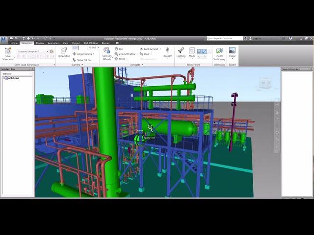 How to Search Pipes and Equipment in Navisworks?