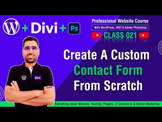 How To Create A Custom Contact Form In WordPress Website With Divi? #ContactFormWithDivi