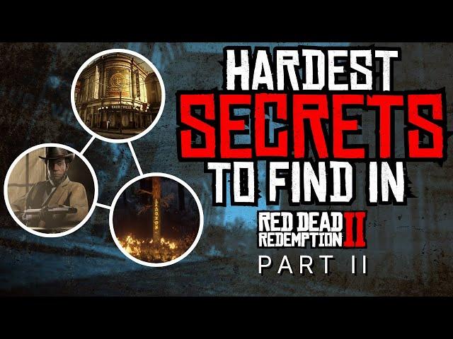 The HARDEST Secrets to find in Red Dead Redemption 2 | RDR2