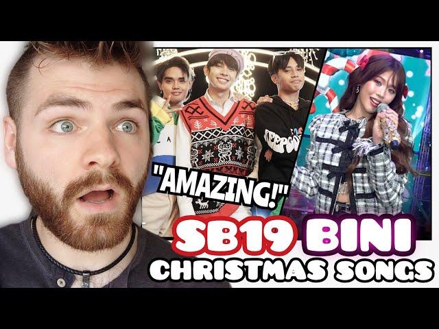 REACTING to BINI "Joy To The World" LIVE | SB19 "Ligaya" MV | FIRST TIME REACTION!