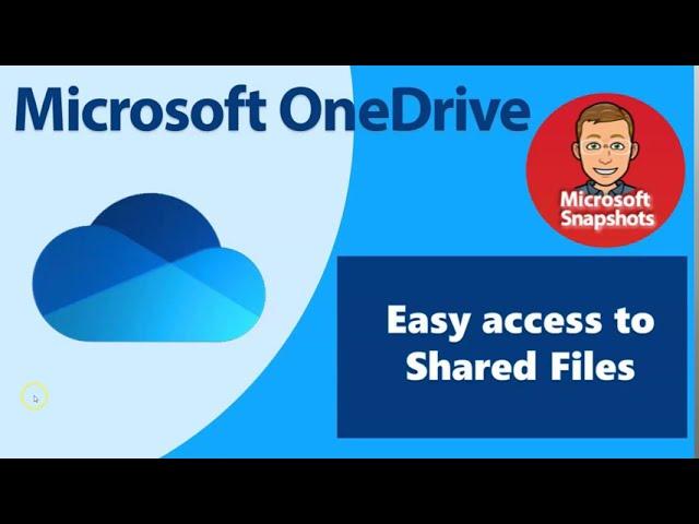 OneDrive - Sync Shared Files to File Explorer