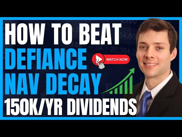 How To Beat Defiance NAV Decay On Ex-Dividend Dates (High Yield Dividends QQQY, JEPY) #FIRE #DRIP