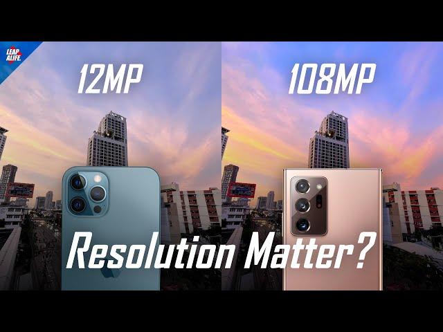 iPhone 12 Pro Max vs Samsung Galaxy Note 20 Ultra - Does megapixels matter?
