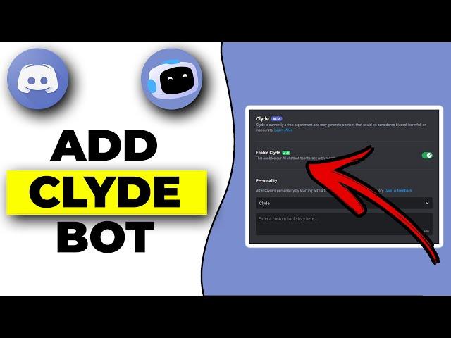 How To Add Clyde Bot To Your Discord Server 2024 (UPDATED!)