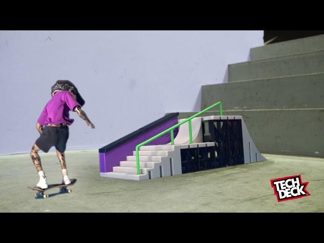 Skate with Nyjah Huston & Lil Jah | Tech Deck