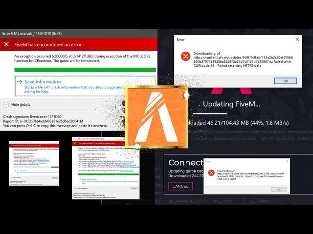 FIVEM CRASHANDO, TELA BRANCA, ERRO DE DOWNLOAD, TELA PRETA, TRAVANDO [RESOLVIDO - PT BR]