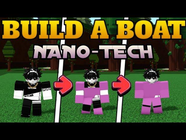 HOW TO BUILD NANO TECH ARMOR (Tutorial) - Build A Boat For Treasure