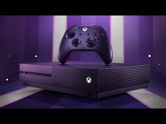 XBOX ONE S SPECIAL EDITION FORTNITE BUNDLE DARK VERTEX LIMITED EDITION REVIEW AND UNBOXING XBOX ONE!