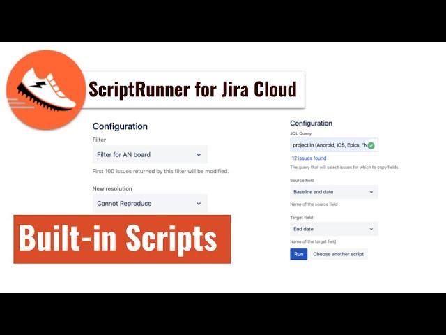 ScriptRunner for Jira Cloud - Built in Scripts