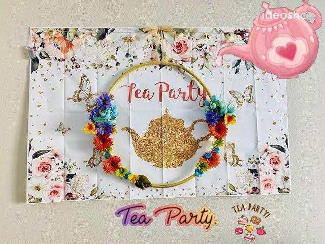 Tea Party| Fun time with friends|Hosted a friend's tea party by Sister's forever- Life in California