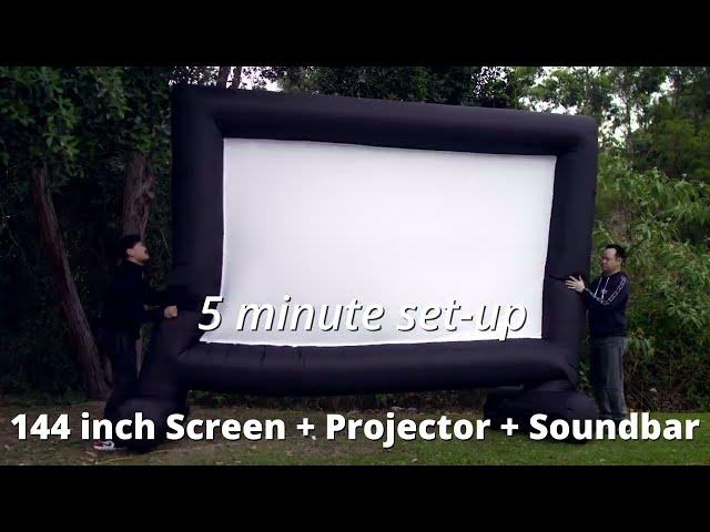 5 Minutes of Setup for Hours of Fun with the Laser Outdoor Projector Bundle | The Good Guys