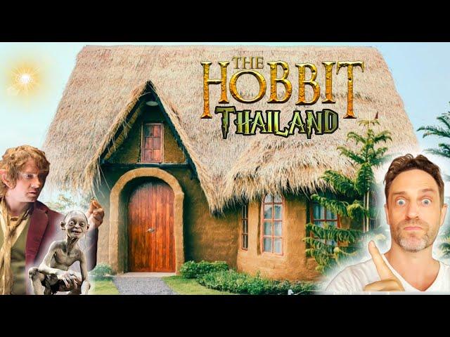 I Stay In a ‘Hobbit House’ Made Of Mud In THAILAND !!