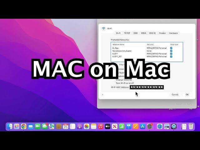 How to Find MAC Address on MacBook