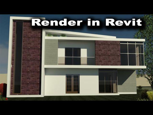 Rendering in Revit