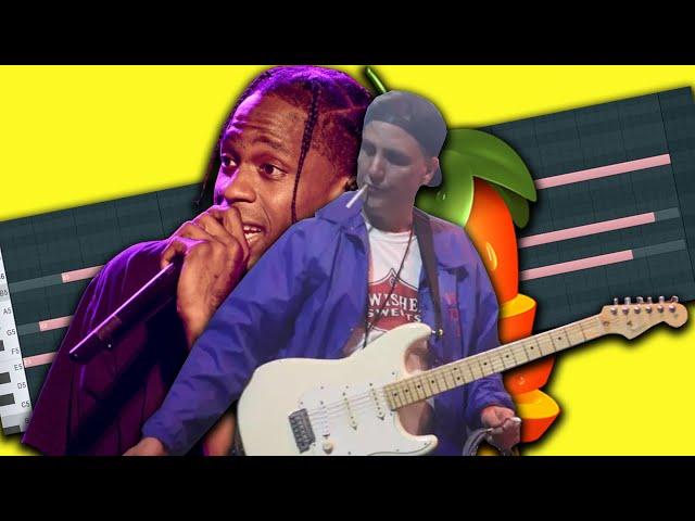 How to Make Guitar Melodies For Travis Scott From Scratch w/ Stock FL Studio Plug-ins (Video Essay)