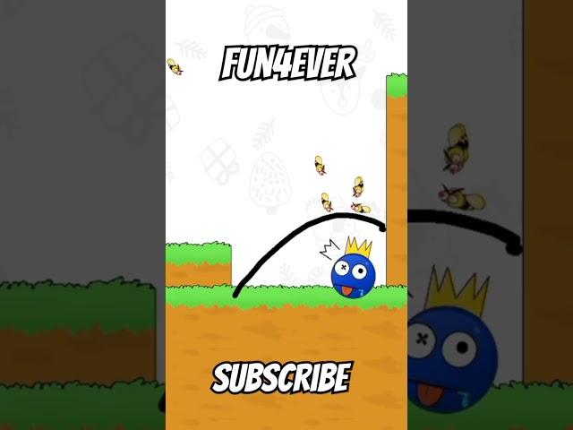 save the blue head from bee attack ️️ #gaming #savetheblue #fun4ever #puzzlegame