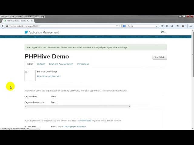 How to Create a Twitter Application for Website Login