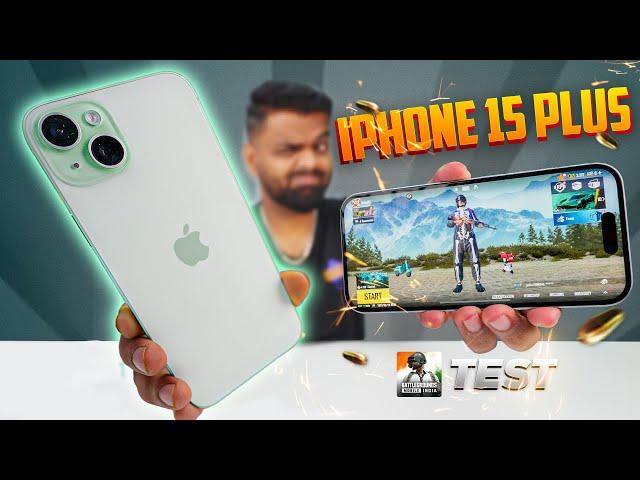 iPhone 15 Plus - PUBG Test with FPS!  Heating & Battery Drain  A16 Chip 