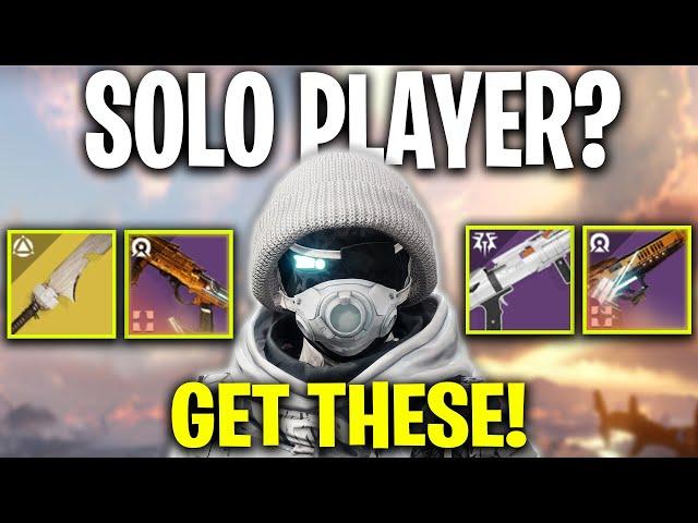 10 MUST HAVE Weapons For ALL SOLO Players In The Revenant Episode Destiny 2 (Weapon Guide)