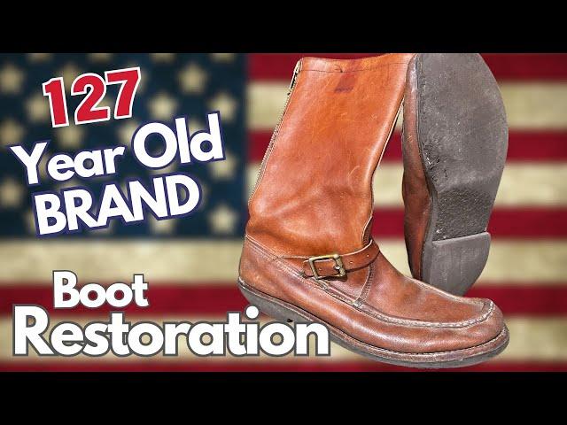 Russell Moccasin Boot Restoration | Total Shoe Makeover