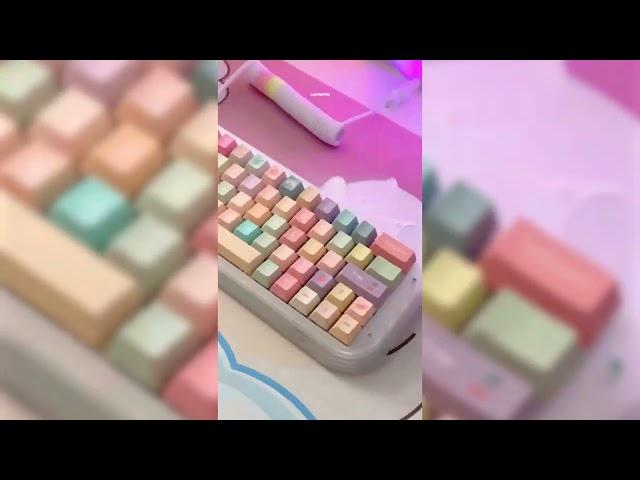 Keygeak X j.ustcoffee candy cherry keycaps unboxing