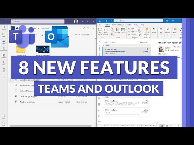 8 new features in Microsoft Teams and Outlook Integration for 2021