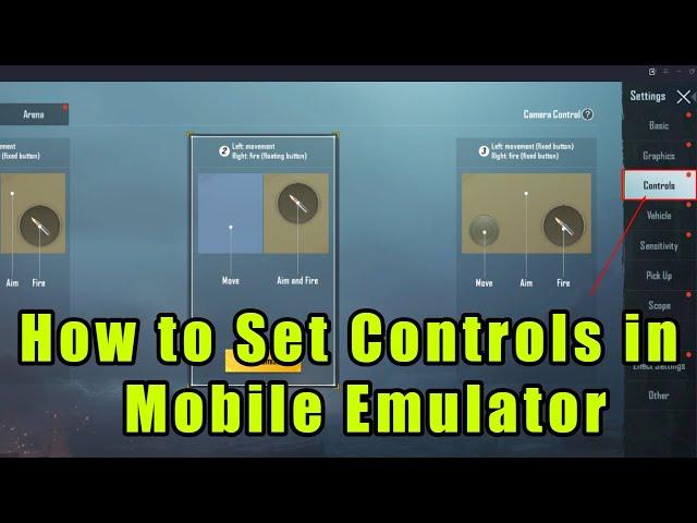 How to set controls in PUBG Mobile Emulator - How to set keyboard in  PUBG Mobile on PC