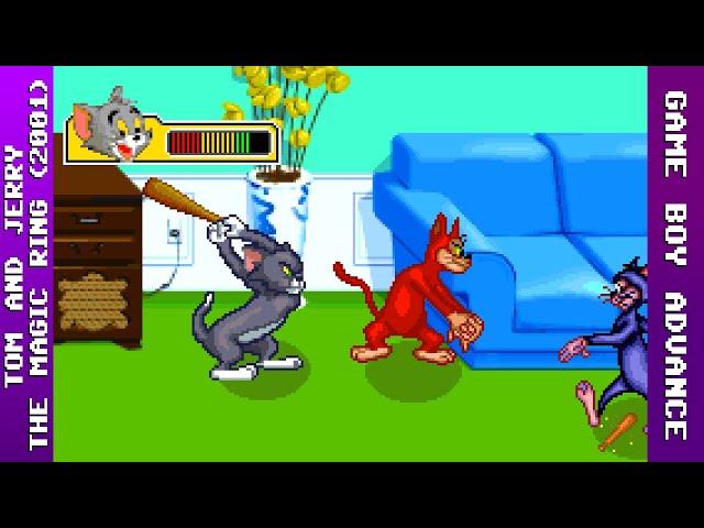 Tom and Jerry: The Magic Ring Longplay (Game Boy Advance) [4K]