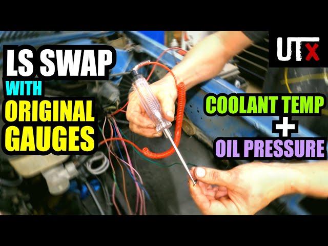 Chillin' With My OHMies - Wiring Original TEMP + OIL PRESSURE GAUGES for LS Swap - UTX