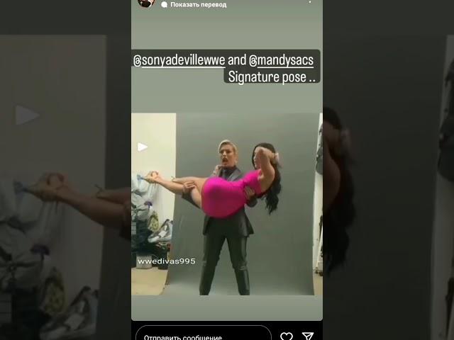 Mandy Rose lift carrying Sonya  Deville | LIFT AND CARRY