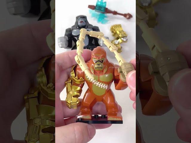 LEGO Godzilla x Kong: The New Empire | Skar King | Kong | Unofficial Lego Big figures #Shorts