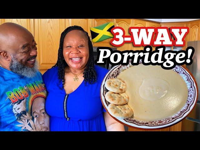 How to make THE BEST Jamaican 3-Way Porridge! | Deddy's Kitchen