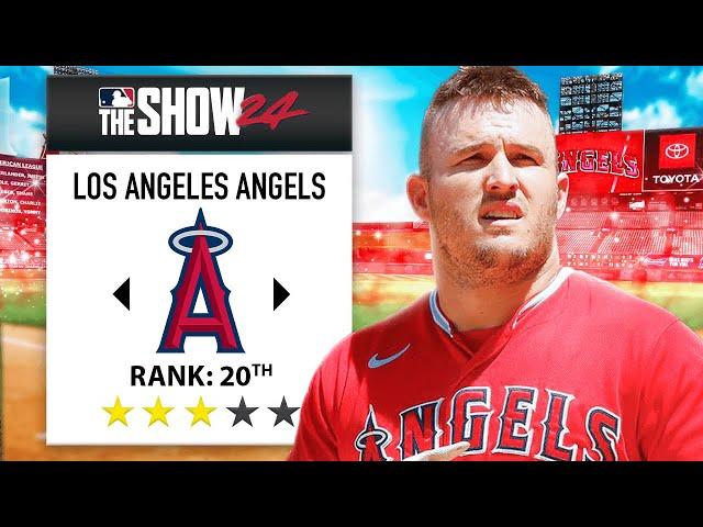 I Rebuilt the Los Angeles Angels in MLB the Show 24