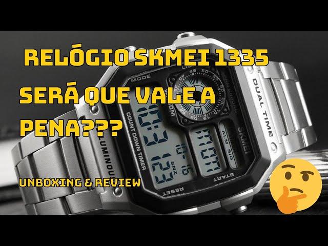 UNBOXING RELÓGIO SKMEI 1335, SERÁ QUE VALE A PENA???