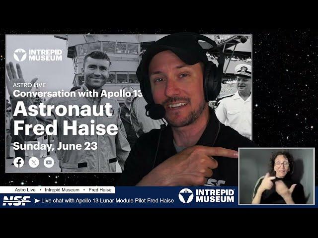 Astro Live (June 23, 2024): Conversation with Apollo 13 Astronaut Fred Haise