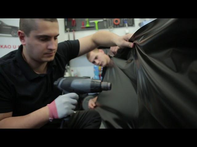 Car Wrapping: Matte Black - BMW - Full Car Wrap in only 2 hours