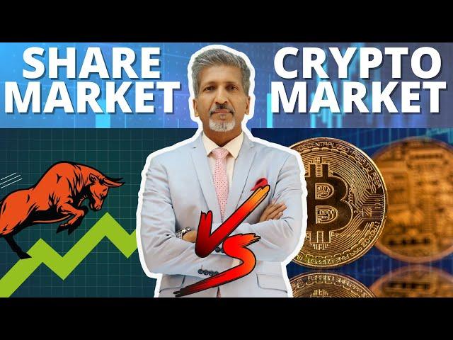 Share Market VS Crypto Market #sharemarket #crypto #cryptocurrency #forex