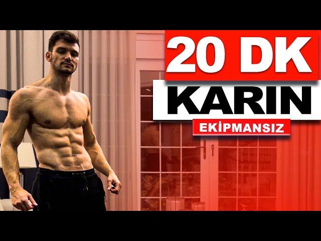 20 DK Karın Antrenmanı // Karın Bölgesinin Her Kısmı!! // Çelik Yelek | velikaans