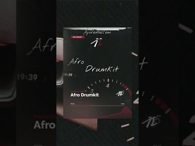 Afro/Dancehall DrumKit AyoRedTell’em 2023